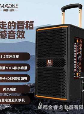 四川曼龙音响K208系列吉他弹奏主持k歌便携式广场舞移动木制