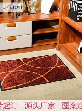 科洋欧式尼龙印花橡胶地垫 卧室客厅入户除尘防滑地毯door mat