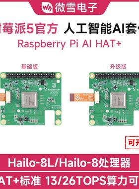 树莓派原装人工智能扩展板内置Hailo AI加速器构建AI驱动应用程序