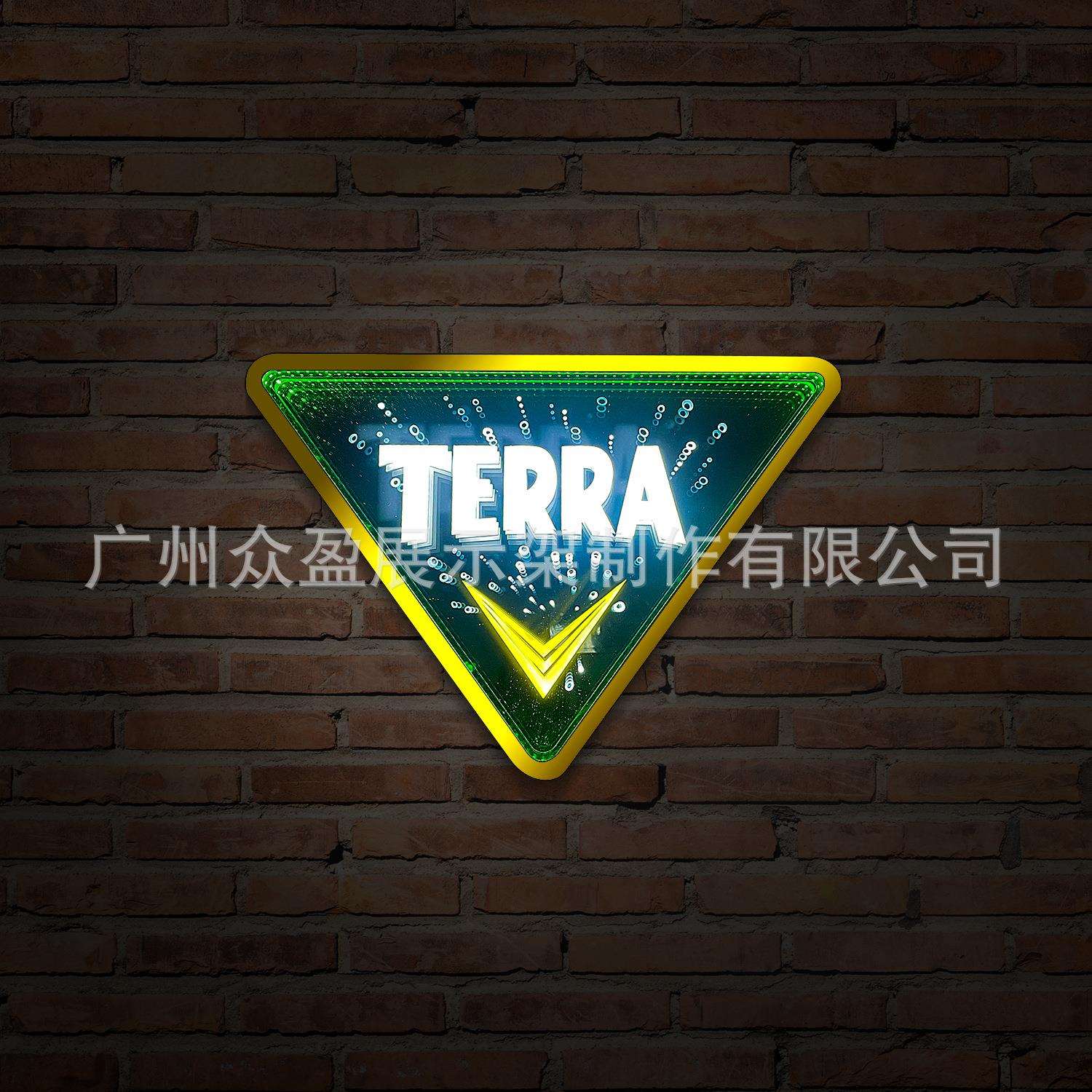 千层灯发光字 形象墙logo招牌发光字广告牌背光字