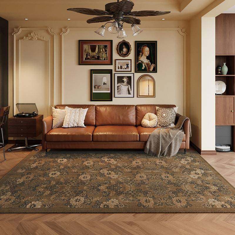 中古沙发地垫卧室新款复古高级轻奢垫子法式防水四季通用客厅地毯,鲜花速递/花卉仿真/绿植园艺,割草机/草坪机,淘宝优惠券,粉丝福利购,淘宝优惠卷