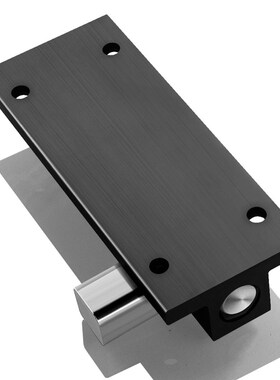 黑色插销门锁扣木门闩机柜门窗卫生E间防盗加厚门栓明装插销左右