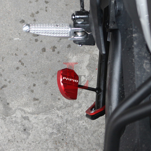 适用春风XO赛车手冒险家狒狒125改装边撑加大座侧撑垫侧踢辅助加