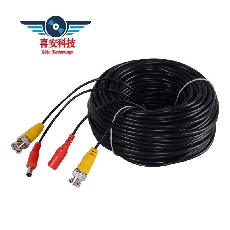 电源影片综合线 监视摄影镜头连接线讯号二合一体线 DC加BNC头 10