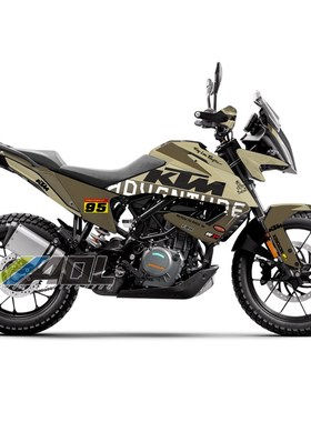定制KTM 390ADV贴花改装防水车身贴纸个性全车保护贴膜版画拉花