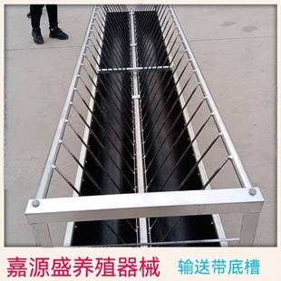 羊槽子喂羊食槽料槽双面羊槽镀锌材质可拆卸固定组装