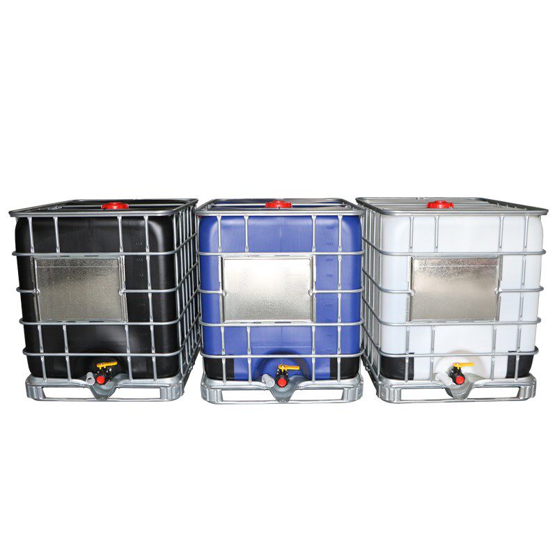 吨桶全新柴油桶1000升塑料ibc卧式1吨L水箱加厚化工大号储水桶罐