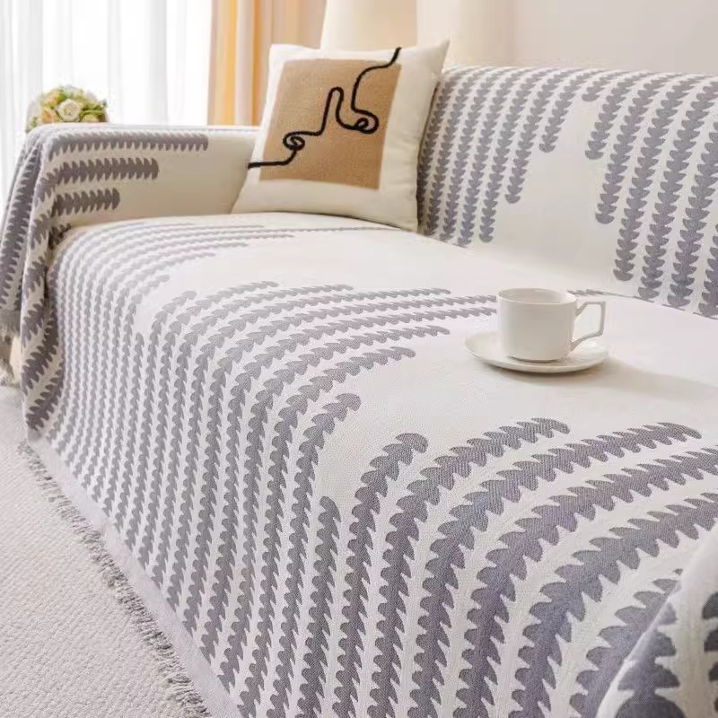 秋冬沙发盖巾2024p新款四季通用沙发盖布全盖沙发垫毯防滑沙发套