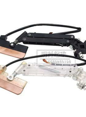 F150单极集电器 白色透明集电器 D无接缝滑触线100A受电器 热卖