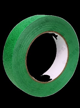 高粘绿色美纹纸胶带外u墙涂料真石漆分格粗糙表面使用