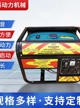 YG2000N/E-3800N/E小型家用新款汽油便捷式1.5-3KW移动式发电机