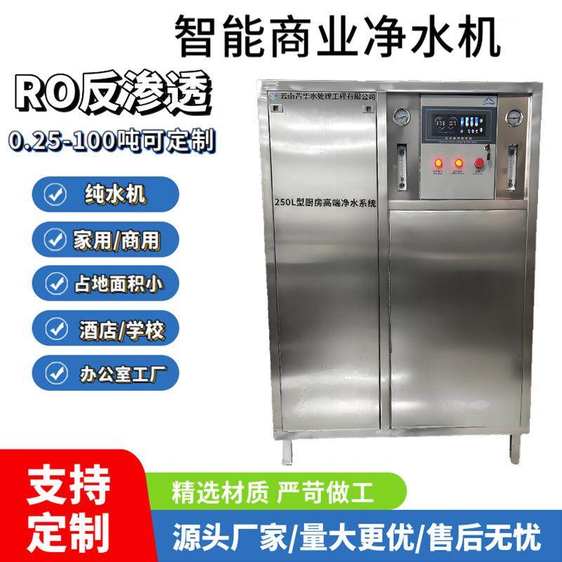 反渗透设备生产线大型水处理设备一体机商用净水器家RO超纯水设备