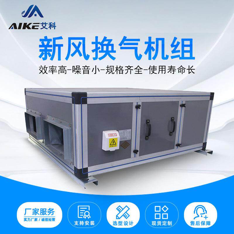 商用新风机换气机吊顶组合式新风空调机组全热交换器新风换气机