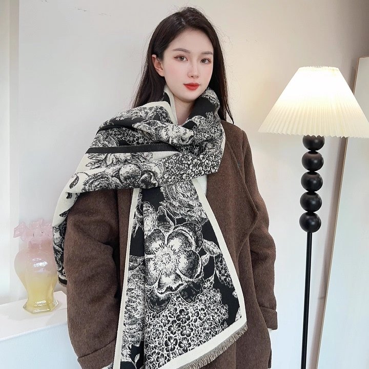 送礼盒送礼物新款围巾女冬季百搭双面热带雨林图案加厚保暖披肩,服饰配件/皮带/帽子/围巾,防晒披肩,淘宝优惠券,粉丝福利购,淘宝优惠卷