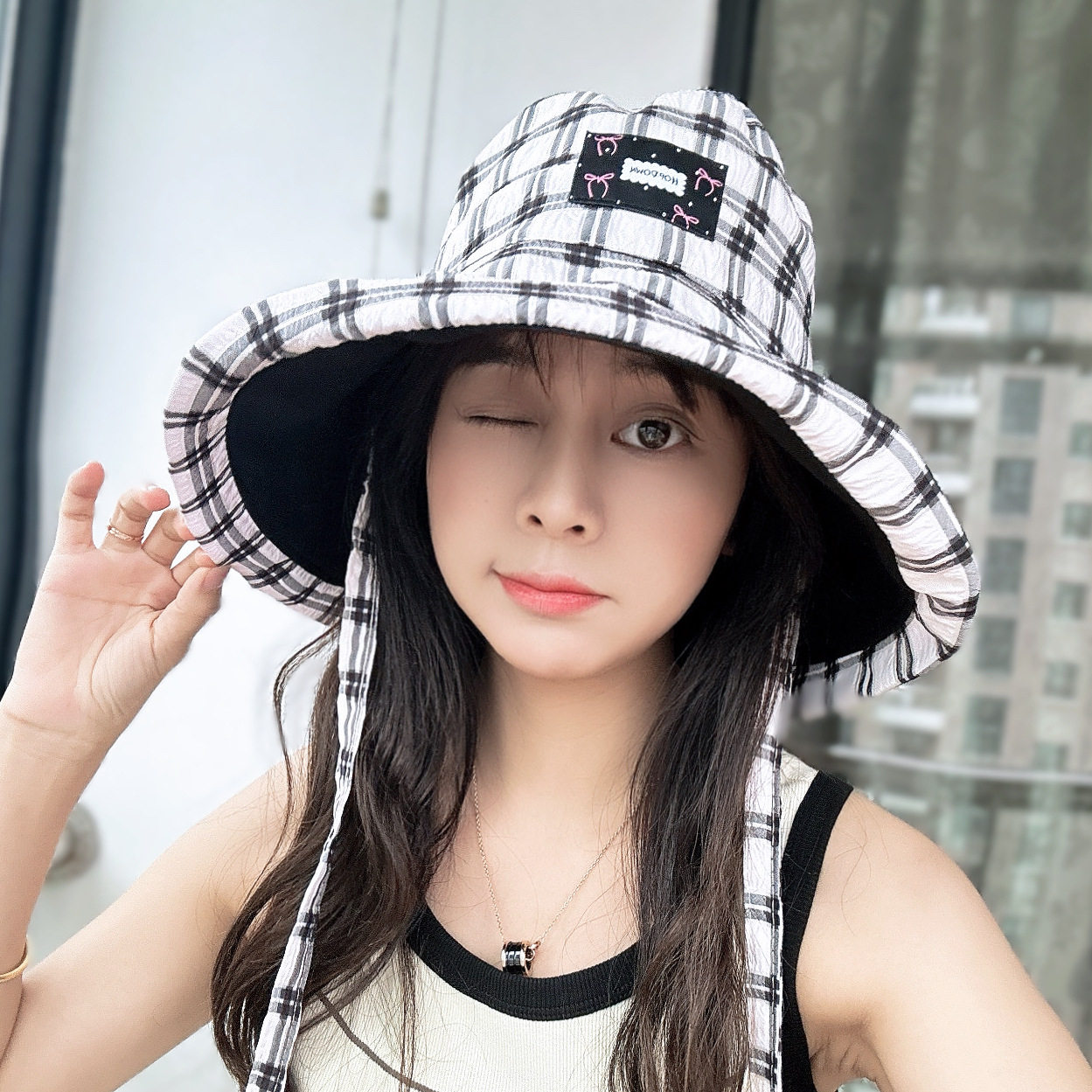 新款春秋季大帽檐渔夫帽子女夏季ins新款遮脸防晒防紫外线遮阳帽,服饰配件/皮带/帽子/围巾,防晒帽,淘宝优惠券,粉丝福利购,淘宝优惠卷