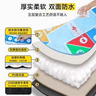 飞行棋野餐垫超声波防水防潮垫加厚户外地垫便携露营野炊春游坐垫