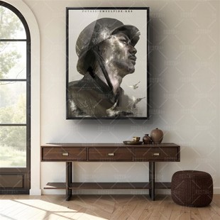 我的团长我的团龙l文章艺术挂画卧室客厅空白墙壁画小说海报装饰