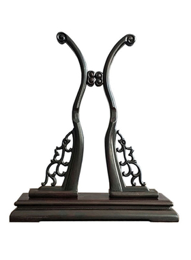 中式中国风古典风宫扇子摆件x展示扇架团扇支架书房新娘婚礼扇底