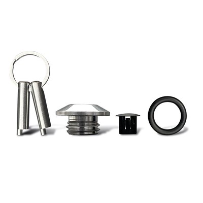 适用 NX400摩托改装机油盖防盗机油盖不锈钢防撬机油塞防破坏盖帽