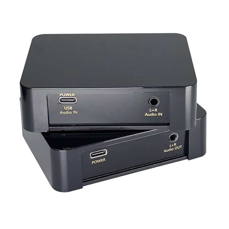 高保真UHF无线音频发射接收器立体声传输电脑USB到调音台功放3.5M