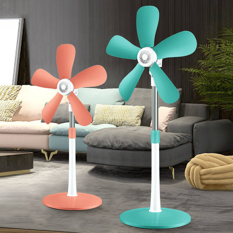 佳鹏y小型落地扇强风学生伸缩立式家用宿舍羽晴风扇静音遥控定时