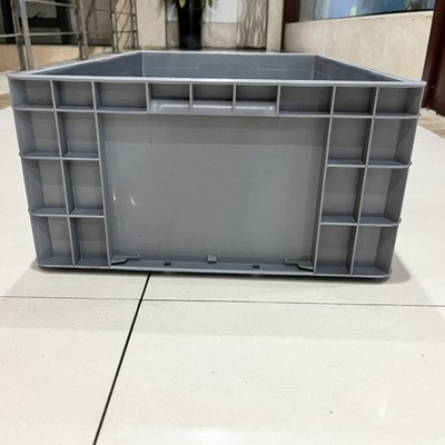 4621灰色物流箱周转箱600400210塑料箱子600400200转运筐