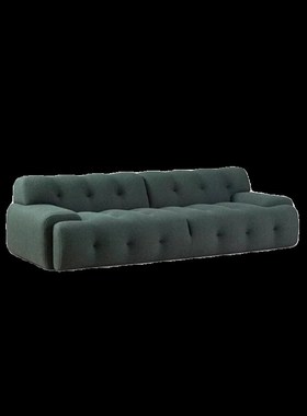 罗奇堡意式现代i极简网红小杨哥同款法式拉扣直排绿色黑色组合沙