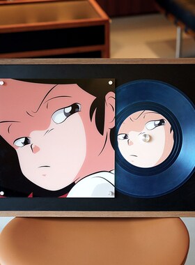 ADOY乐队专辑画框装饰画仿真唱片AokiMzy家用客厅潮流艺术摆件