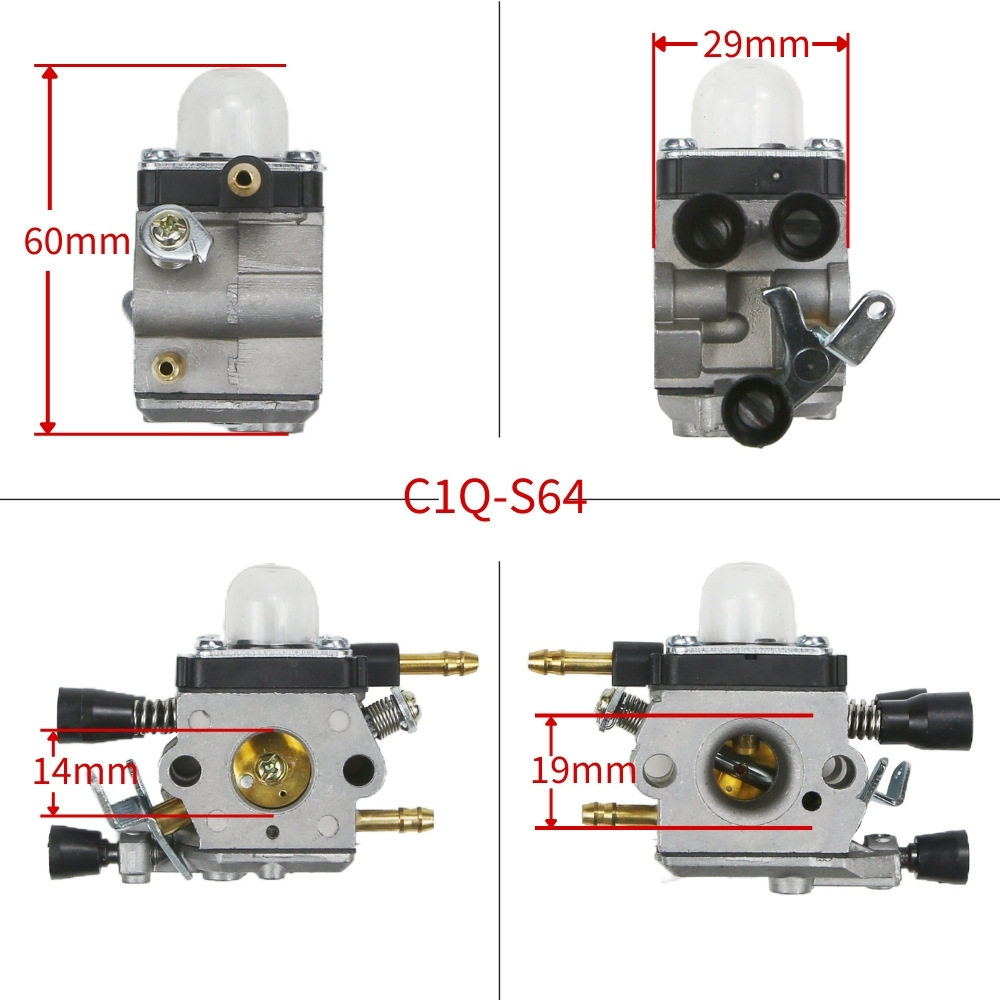 C1Q-S68 化油器 Zama C1Q-S64 BG45 BG46 BG55 BG65 SH55 鼓风机