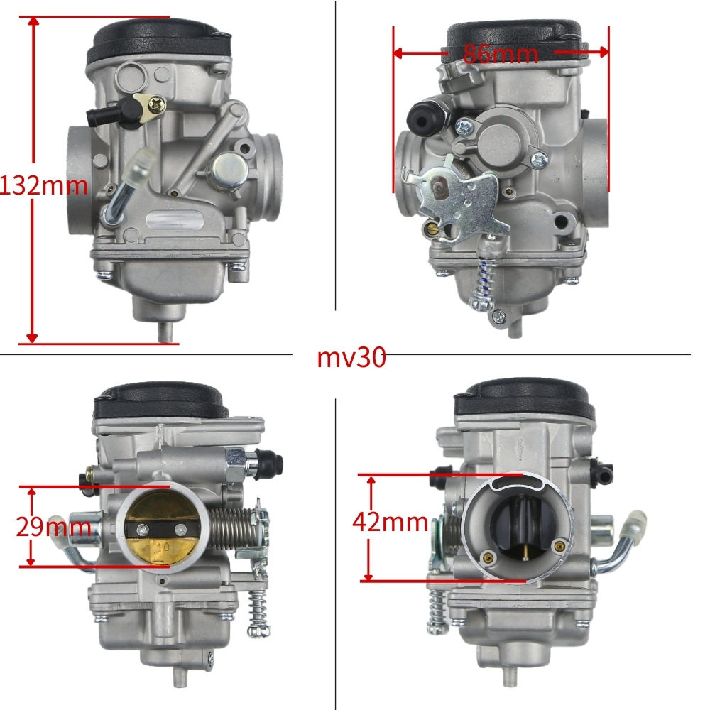跨境 摩托车化油器适用于雅马哈300 MV30 ATV250 PD30拉线款