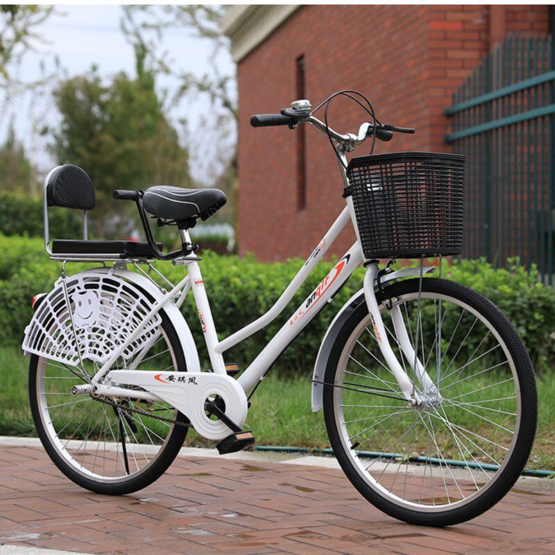 火凤安琪凤轻便舒适24寸26寸男女款成人老年学生通勤自行车包邮