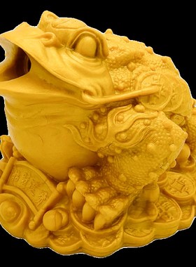 喷水金蟾蜍家用流水摆件水槽水缸专用吐水流水茶台石槽搭配水泵用