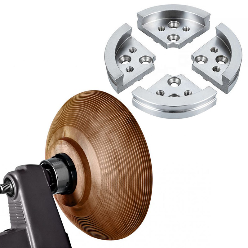 卡盘木工DIY车床夹持固定快换卡盘制笔车旋工具花盘大平爪