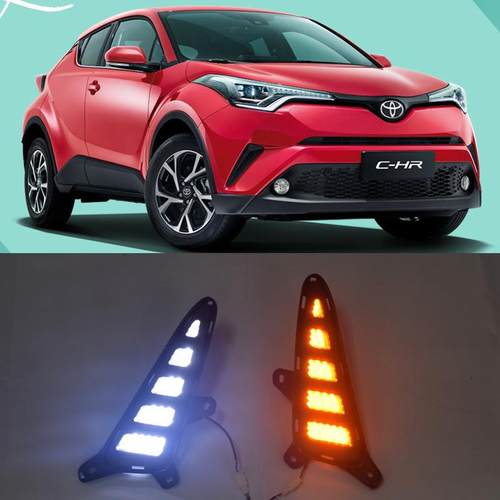 适用于CHR日行灯丰田CHR专车专用日间行车灯丰田CHR原厂雾灯改装