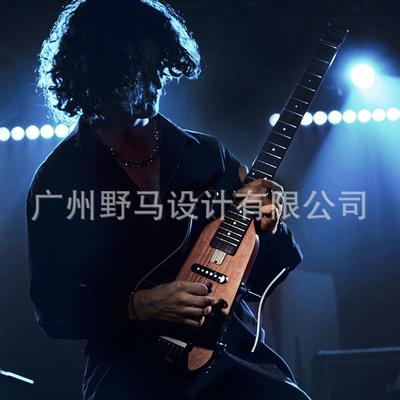 DONNER唐农电吉他HUSHX专业级系列摇滚入门初学者学生无头电吉他