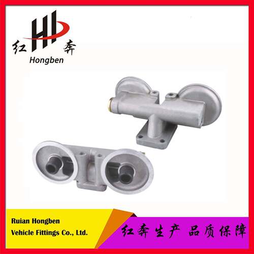 商用车机油滤座JX1013AM3000-1012240A铝座滤清器底座