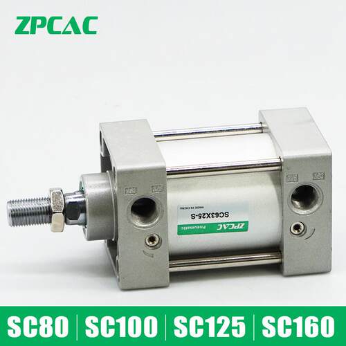 标准气缸气动元件SC80/100/125/160/25X50X100X125X150X200X300