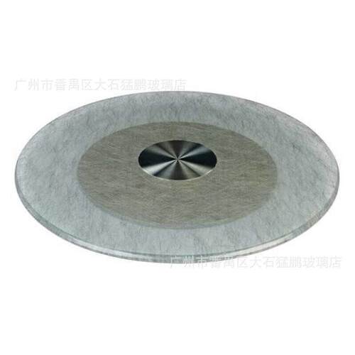 专业生产星级钢化夹丝玻璃转盘家用餐桌餐桌火锅桌钢化台面连体