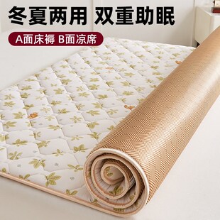城外凉席床垫软垫家用薄款褥子垫被铺底宿舍防滑床护垫单人打地铺