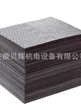 100片灰色通用吸液棉万用吸油棉工业化学品吸液棉吸污垫BH-UP100