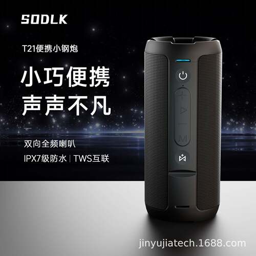 SODLK声莱客T2160W户外家用便携大音量IPX6防水带便携式挂绳无