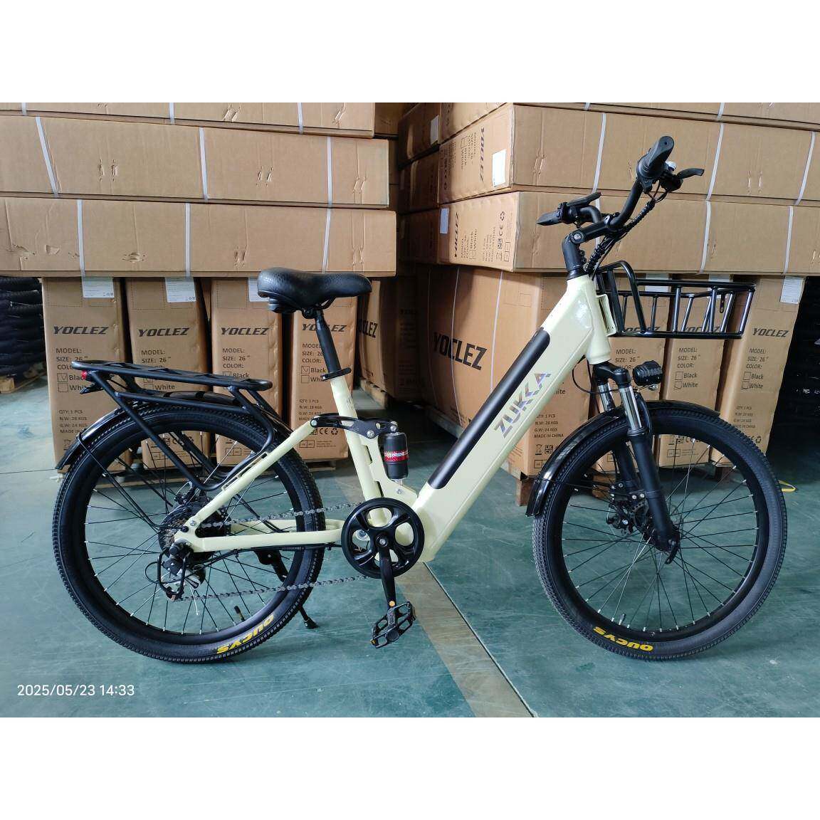 ebike女款内置锂电动自行车女士助力自行车淑女城市旅行单车