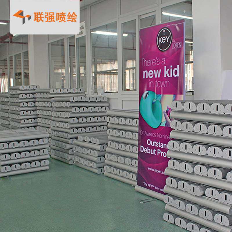大量供应易拉宝 高品质塑钢易拉宝 含广告画面 坚固耐用 价格优惠
