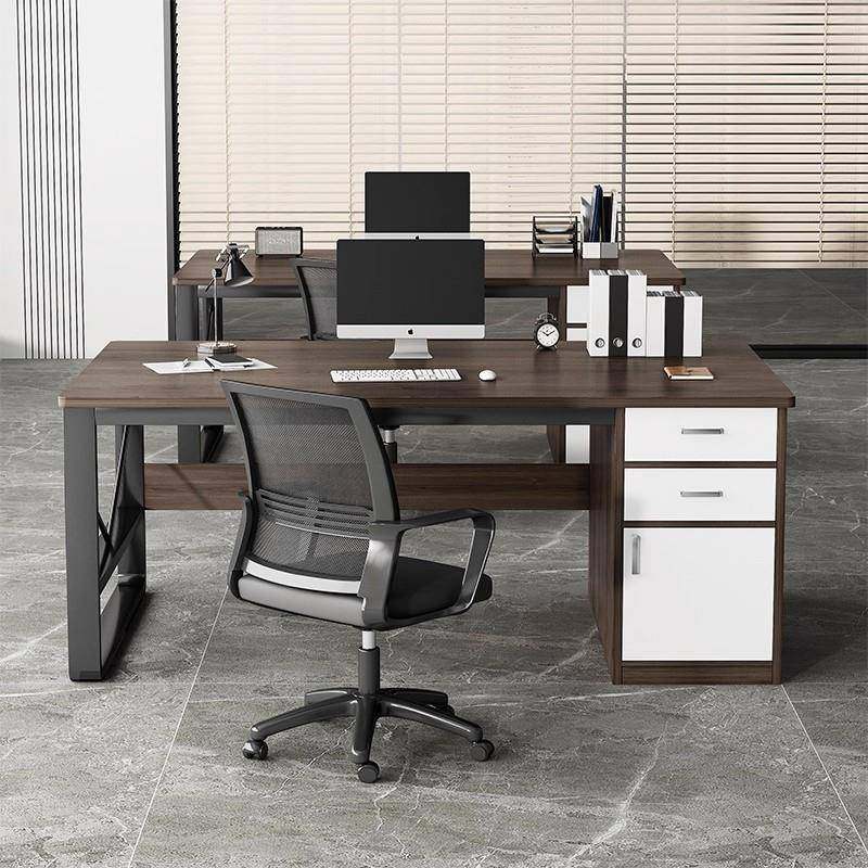 职员办公桌员工位简约现代办公室桌椅组合简易职员工作台电脑桌子
