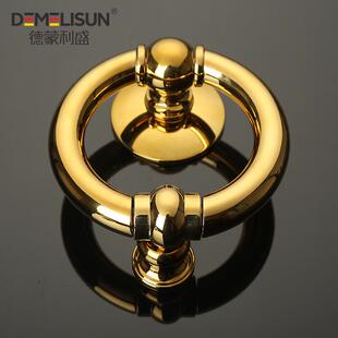 丽旺五金意大利风格装甲门铜门欧式敲门器金色青铜色敲门环