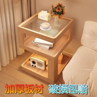 家用卧室移动床头柜简约现代房间储物柜小型床边置物架简易收纳柜