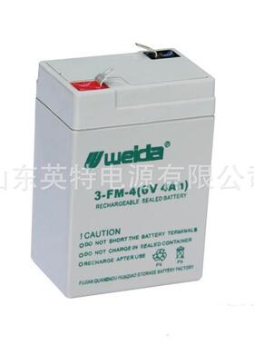 现货供应威达weida蓄电池6V4AH3-FM-4铅酸免维护蓄电池