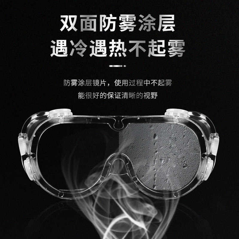 安全帽用护目镜劳保工作透明防飞溅防风沙防尘摩托车骑行防护眼镜