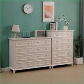 美式 斗柜实木卧室收纳柜子客厅简约进门靠墙储物柜复古五斗柜家用