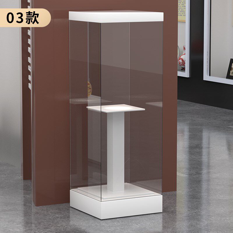 瓷器古玩高档展示柜  超白玻璃 可旋转 (免漆/烤漆工艺)可定制